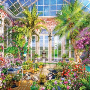 puzzel Eurographics Glass Garden Summer Conservato  (1000)