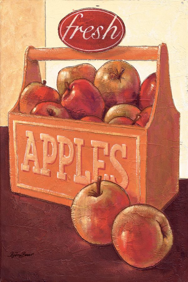 poster Eurographics Björn Baar - Fresh Apples 40 x 50 cm