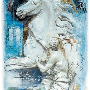 poster Eurographics Joadoor - Grieks paard 60 x 80 cm