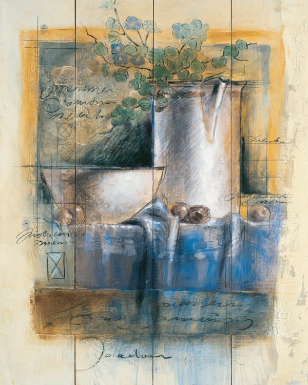 poster Eurographics Joadoor - Beautiful silence in White 40 x 50 cm