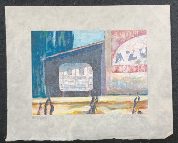 grafiek Willem Brauckmann - Azu garage 35 x 25 cm - Afbeelding 2