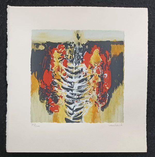 grafiek Hans van Horck - zonder titel 30 x 31 cm