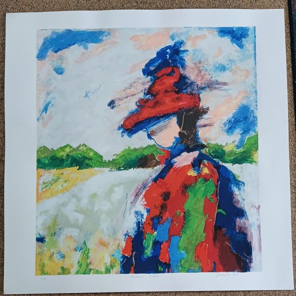 grafiek Annemiki Bok - The medicine woman 80 x 80 cm - Afbeelding 2