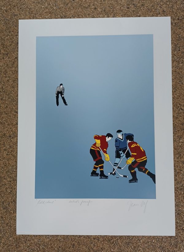 grafiek Jean Olf  - Cold start 50 x 70 cm
