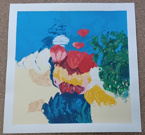 grafiek Henk van Vessem - De natuur ontvouwt zijn waaier 80 x 80 cm