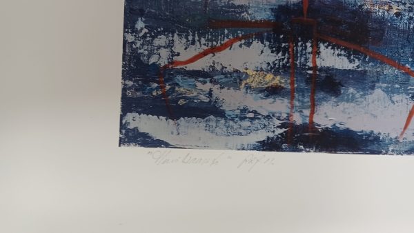 grafiek Frans Peeters -  Huiswaarts 90 x 90 cm - Afbeelding 2