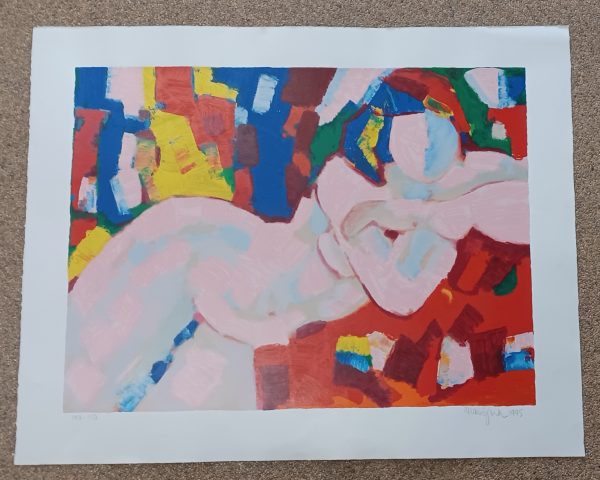 grafiek Marc Jonk - Rose Dame 94 x 75 cm