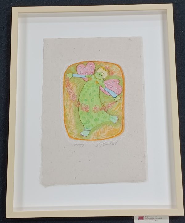 grafiek Sabine Tuchel - Bloemenslinger 37 x 49 cm - Afbeelding 5