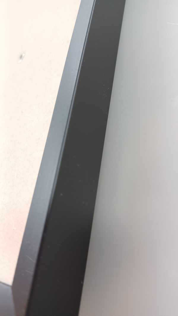 Wissellijst zwart aluminium plat profiel zonder glas 20 x 20 cm - Afbeelding 7