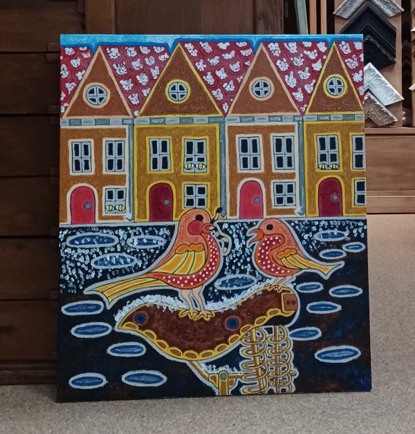 schilderij Marlies van Wezel - Valentijnsdag 60 x 70 - Afbeelding 2