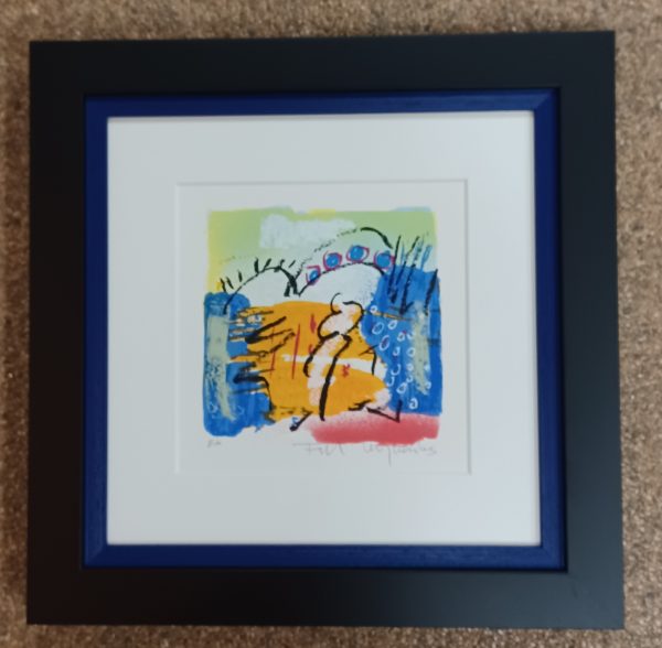 grafiek Frank Lengvenius - zonder titel 28.8 x 28.8 cm glasmaat