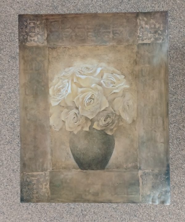 poster Wild Apple:  Albena Hristova - Bouquet of white roses 55.9 x 71.1 cm
