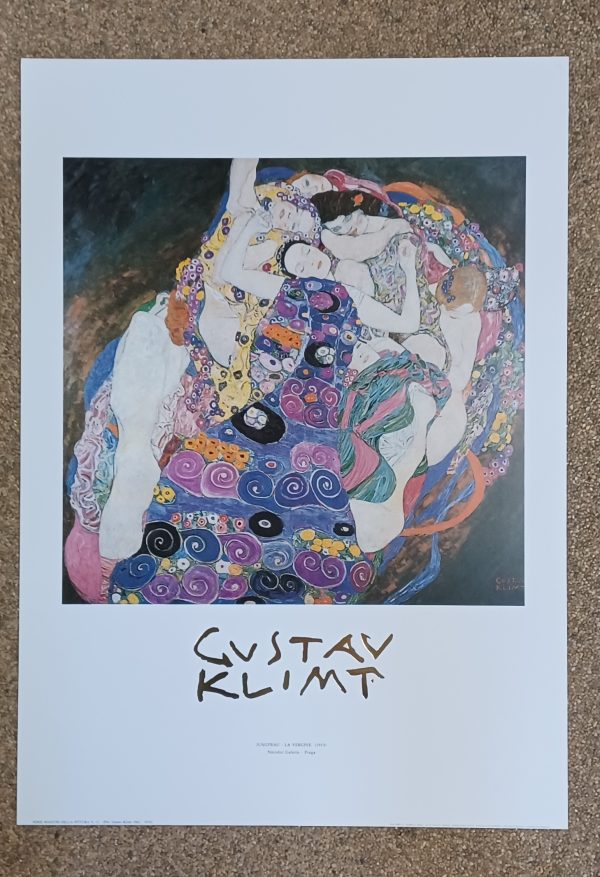 poster Universal Prints: Gustav Klimt - Jungfrau 1913            50 x 70 cm - Afbeelding 2