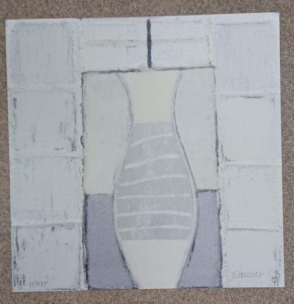 Gelimiteerde poster Universal Prints: Juliane Sommer - Squares with Vase 60 x 60 cm - Afbeelding 2
