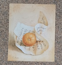 poster Art in Motion Fabrice Villeneuve - Musical Orange 24 x 30 cm