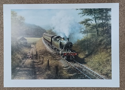 poster Image's Don Breckon - Racing the train 76 x 53 cm - Afbeelding 2