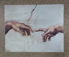 poster Ricordi Michelangelo Buonarroti – Creazione Di Adoma (detail) 50 x 40 cm