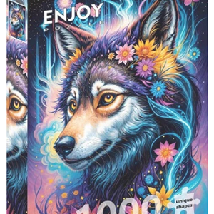 puzzel Enjoy Magical Wolf Portrait 1000 stukjes