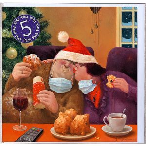 Kerstkaarten Marius van Dokkum - Kerstknuffel 5 pack