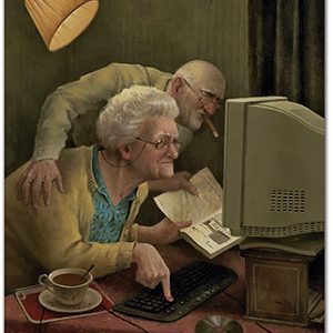 Art Revisited mappen Marius van Dokkum - Meegaan met je tijd (insteekhoes)