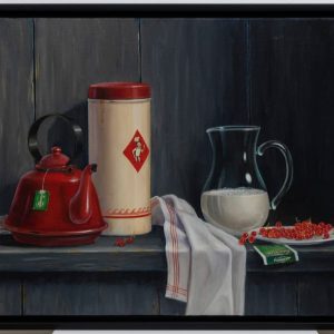 schilderij Kitty Dillen - Bolletje en Pickwick 70 x 50 cm