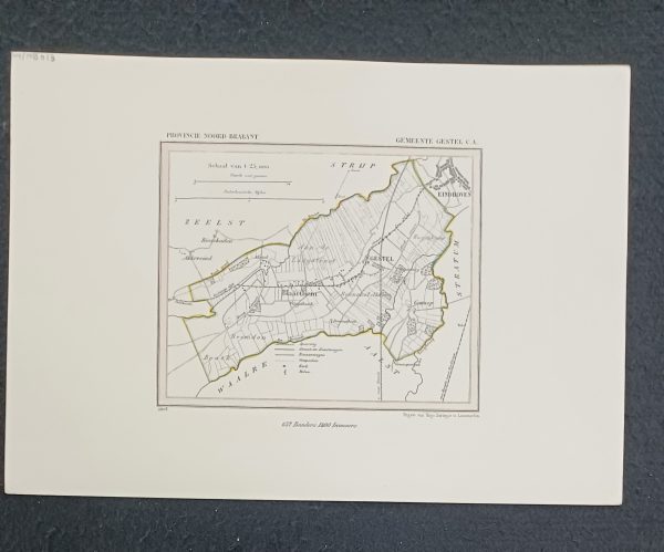 Kuyperkaartje Gestel 35 x 25 cm