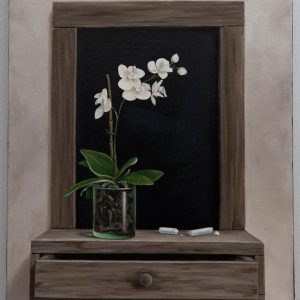 schilderij Kitty Dillen - Orchidee 40 x 50 cm