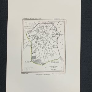 Kuyperkaartje Reusel 25 x 35 cm