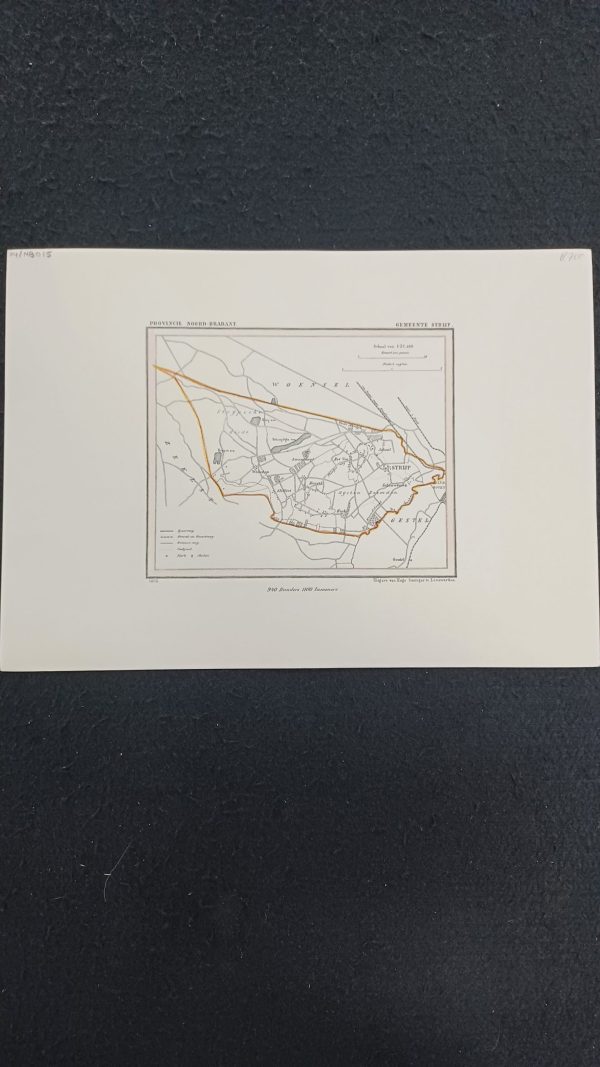 Kuyperkaartje Strijp 35 x 25 cm