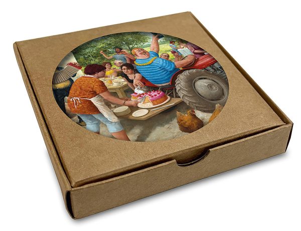Art Revisited Onderzetters Marius van Dokkum - Garden Party 6 stuks - Afbeelding 2