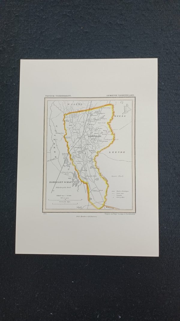 Kuyperkaartje Valkenswaard 25 x 35 cm