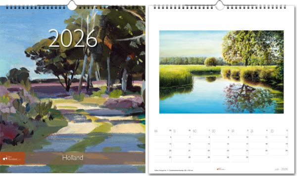 Art Revisited Jaarkalender van diverse kunstenaars Holland 2026 - Afbeelding 3