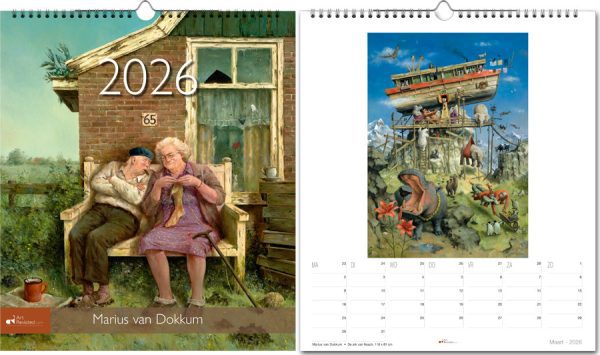 Art Revisited Jaarkalender Marius van Dokkum 2026 - Afbeelding 3