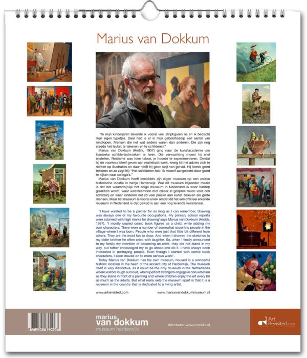 Art Revisited Jaarkalender Marius van Dokkum 2026 - Afbeelding 2