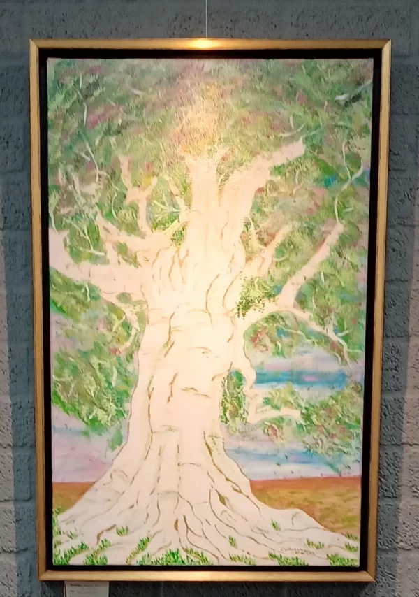 Schilderij Claudia van Antwerpen - Heksenboom 55 x 85 cm