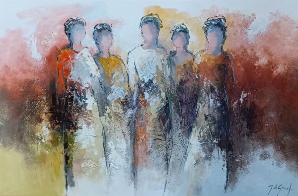 schilderij Jochem de Graaf - figuratief  120 x 80 cm