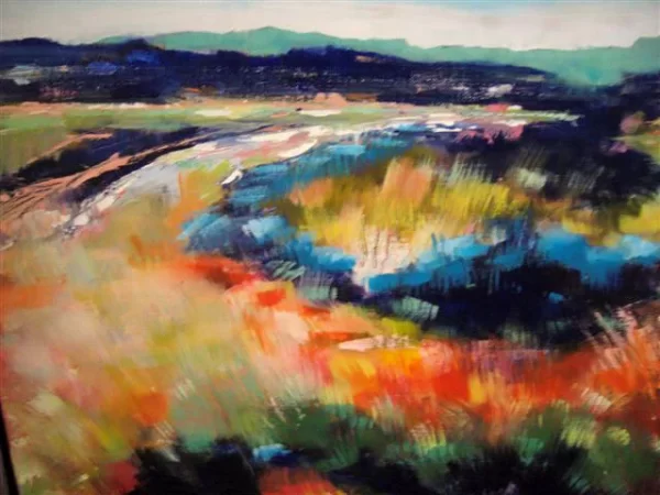 schilderij Louis Baeten - Weidse blik 50 x 50 cm