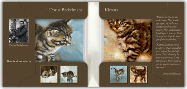Art Revisited kaartenset Dorus Brekelmans - Kittens - Afbeelding 2