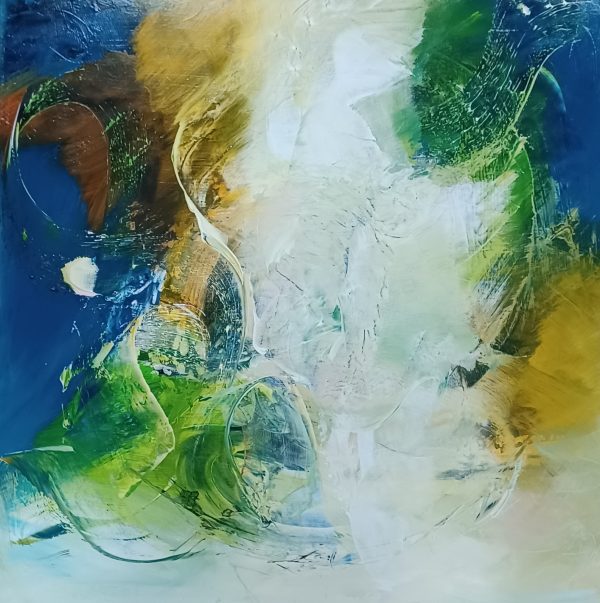 schilderij Christine Middendorf - Gefühlswelten 70 x 70 cm - Afbeelding 4