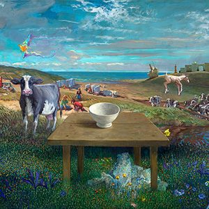 Giclee Ode aan de kunst drieluik 160 x 65 cm