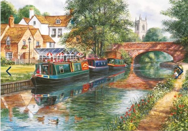 puzzel Gibsons Terry’s Waterways  (4 x 500) - Afbeelding 4