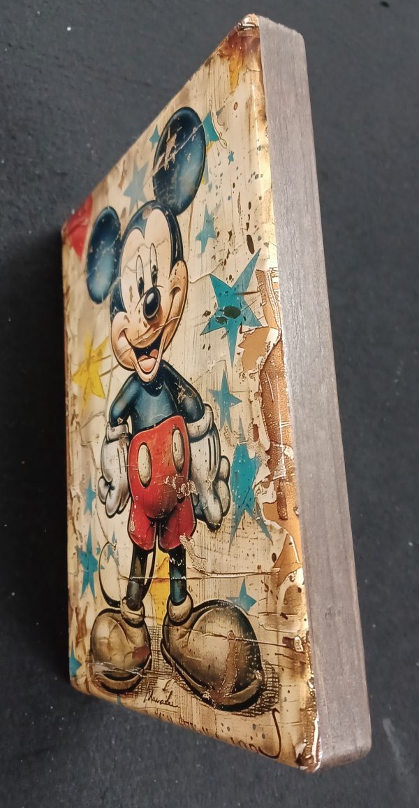 Laqueprint Mickey Mouse 19.5 x 26 cm - Afbeelding 2