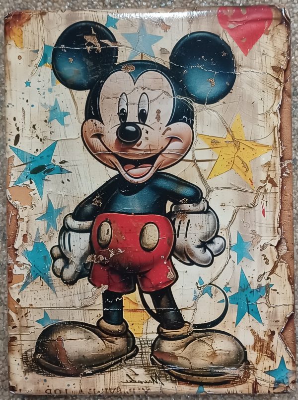 Laqueprint Mickey Mouse 19.5 x 26 cm