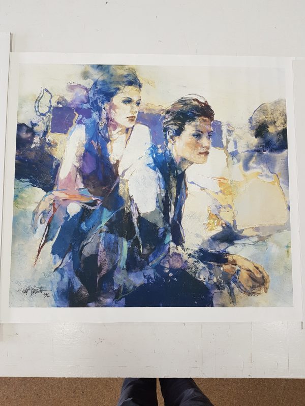 Giclee Paul Rouwette - Twins 77 x 69 cm - Afbeelding 2