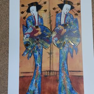 poster Verkerke:  Maya Wildevuur- Geishas 62 x 93 cm