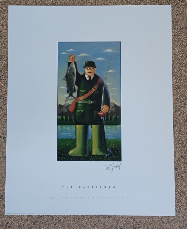 poster Verkerke: Paul Greenwood - The Flyfisher 40 x 50 cm