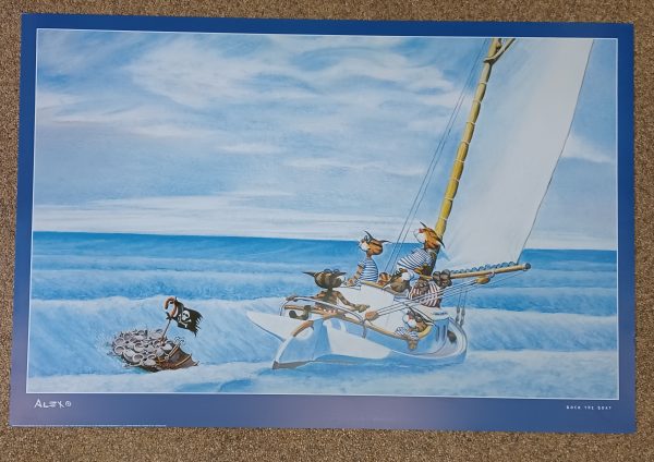 poster Verkerke: Alex Rinesch - Rock the boat 93 x 62 cm