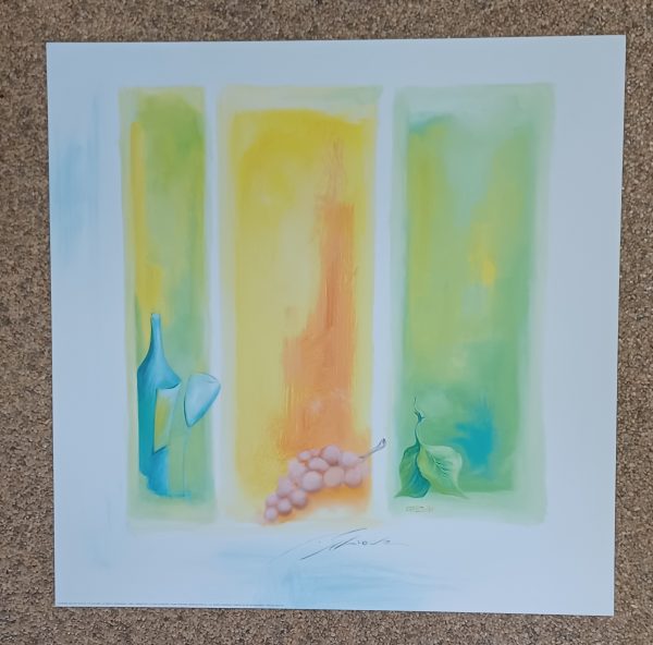 poster Verkerke:  Jörg Schröder - Farbzeiten I 50 x 50 cm