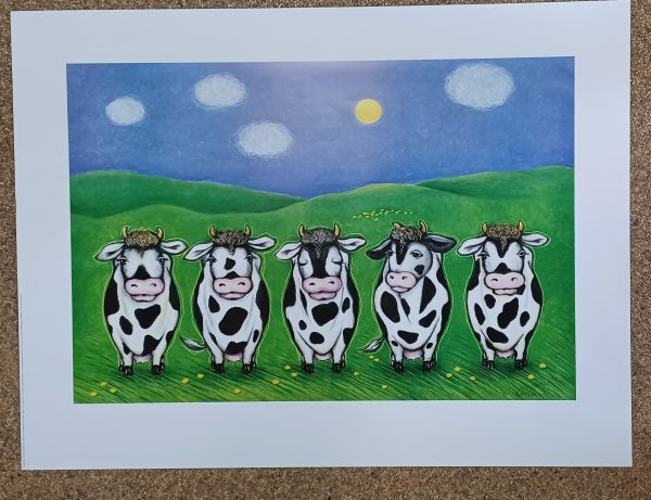 poster Verkerke: Carola Becker-Bühr - all lined up 80 x 60 cm - Afbeelding 2