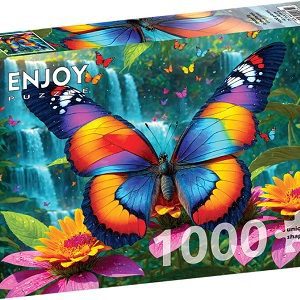 puzzel Enjoy puzzle Butterfly in the Forest (1000)
